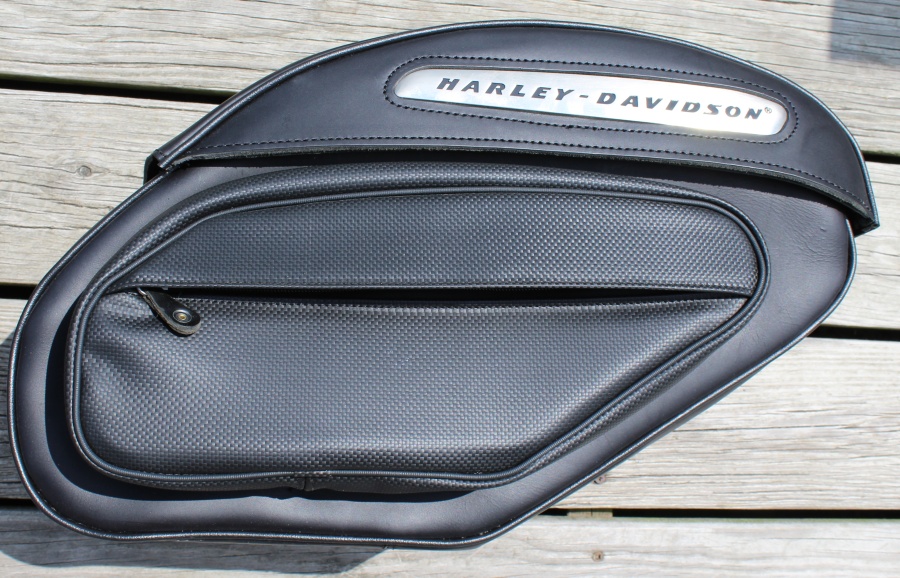 Harley Davidson VRod VRSC '02up First Gen LEATHER SADDLEBAGS and