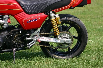 '83 CB1100F Tricked Out CB750F Streetfighter Left Rear Wheel