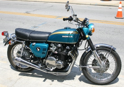 Tom's '70 CB750 with Z1 Kawasaki Engine