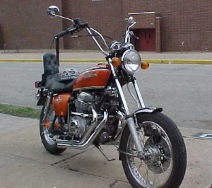 Guy Mussori's '70's vintage chopper