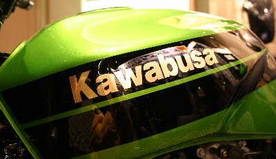 ZRX Kawasaki with a Suzuki GSX1300R Hayabusa Engine Kawabusa tank