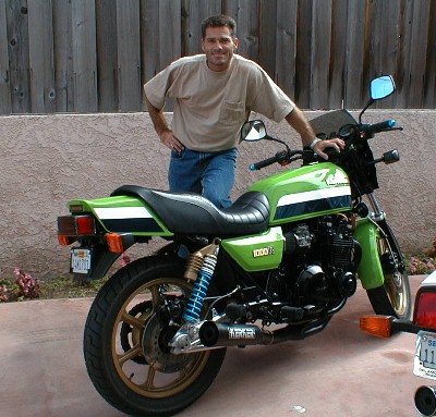 Scott bradley and his KZ1000R Eddie Lawson Replica