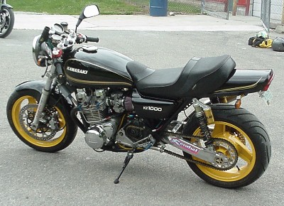 Kawasaki KZ1000A2A Streetfighter/Superbike Left rear Angle